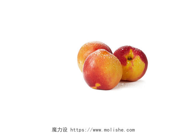 极简清新水果桃子背景图片